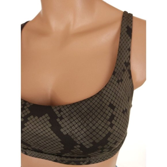 Lululemon Free To Be *Wild Bra Ziggy Snake Fatigue Green Gator Pizzaz Size 6 - Picture 8 of 9